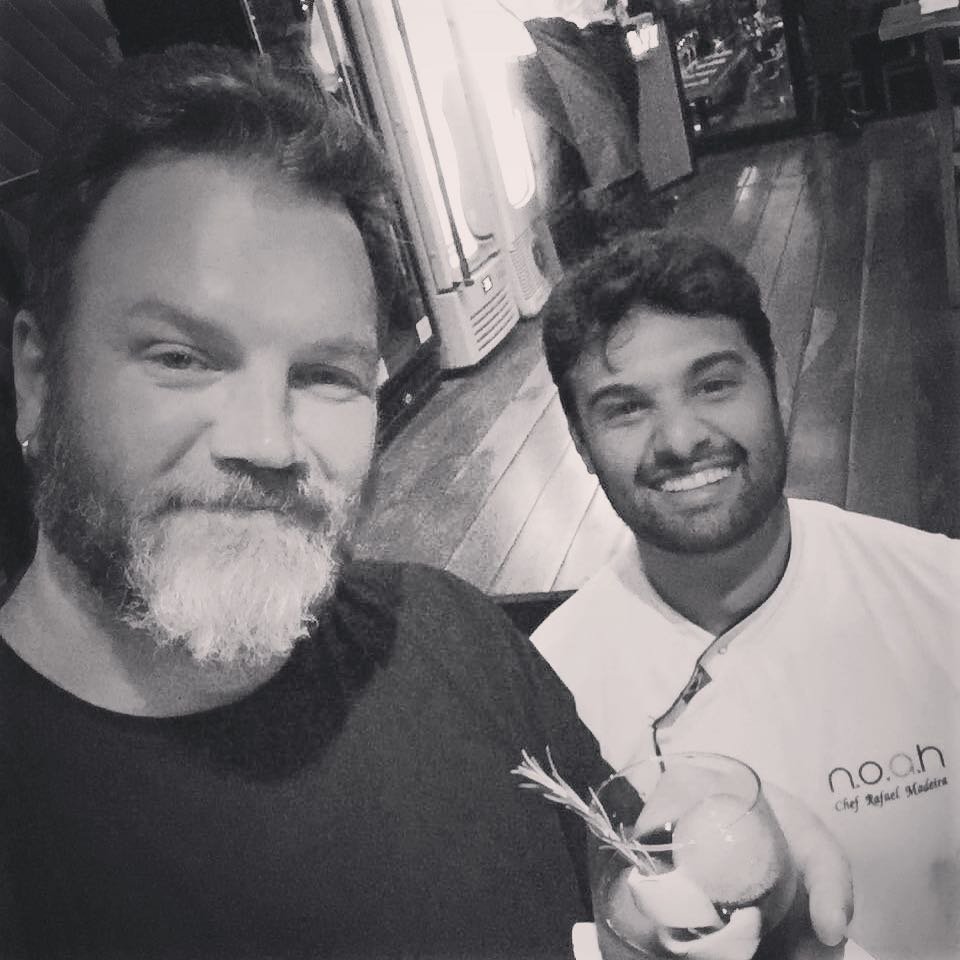 Jimmy Ogro com o Chef