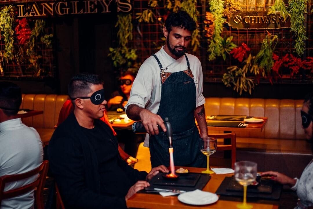 Jantar às Cegas — experiência sensorial Chef Rafael Madeira