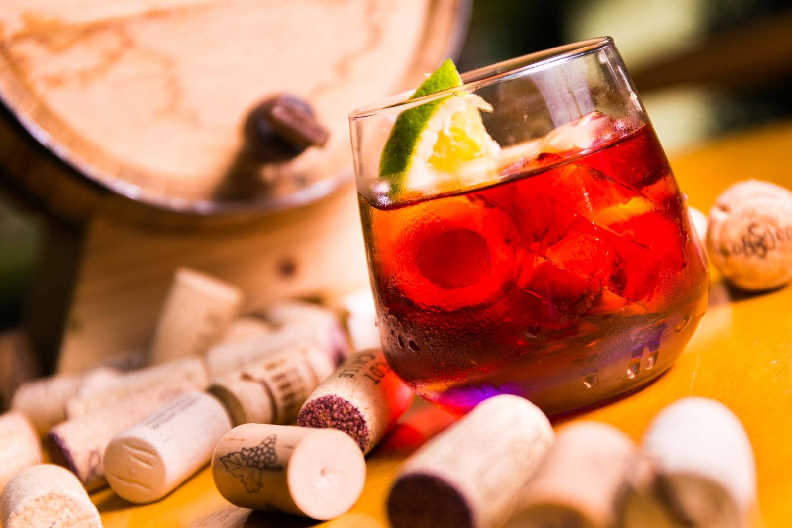Negroni envelhecido no barril